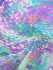 cheap Art&amp;Design Dress-Women&#039;s Midi Dress Casual Dress Chiffon Swing Dress Modern Vacation Daily Weekend Regular Fit Leopard Long Sleeve V Neck Pink Blue Purple Green Summer Spring Fall Autumn