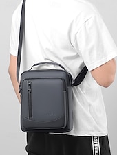 お買い得  メンズバッグ-メンズ防水クロスボディショルダーバッグ - 旅行、仕事、日常使いに最適な耐久性と耐摩耗性に優れたカジュアルメッセンジャーバッグ