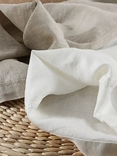 Dámské chino kalhoty s širokými nohavicemi z bavlny a lnu, etnický styl, základní, ležérní, plná délka, střední pas, bez kapes, pohodlné, outdoor, neelastické, ležérní, denní, černá, bílá, zelená, khaki, léto, jaro, regular fit levne Hladké bavlněné plátěné kalhoty-Dámské chino kalhoty s širokými nohavicemi z bavlny a lnu, etnický styl, základní, ležérní, plná délka, střední pas, bez kapes, pohodlné, outdoor, neelastické, ležérní, denní, černá, bílá, zelená, khaki, léto, jaro, regular fit