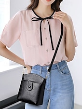 cheap Crossbody Bags-Women&#039;s Faux Leather Crossbody Bag with Multiple Compartments – Vintage Casual Shoulder Purse for Daily Commute, Shopping and Travel
