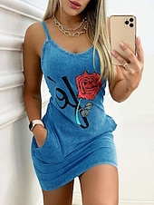 Dames Mini-jurk Schede jurk Zomerjurk Vakantie Casual Strandstijl Dagelijks Slank Bloemig Mouwloos Spaghettibandjes Geel blauw Hemelsblauw Paars Zomer voordelige Bloemenjurk-Dames Mini-jurk Schede jurk Zomerjurk Vakantie Casual Strandstijl Dagelijks Slank Bloemig Mouwloos Spaghettibandjes Geel blauw Hemelsblauw Paars Zomer