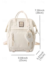お買い得  大学のバックパック-ミニコインポーチ付きの女性用かわいいバックパック - トップハンドルとマルチポケット付きのライトブルーのファッションスクールバッグ。十代の女の子、旅行、日常使いに最適。