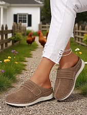 cheap Women's Clogs &amp; Mules-Women's Lightweight Perforated Mules – Breathable Slip-On Shoes for Walking, Travel and Daily Wear