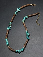 preiswerte Herrenschmuck-Herren Halskette Braun Grün Schwarz-Weiß Holz Türkis Bohemien Mode Ethno-Stil