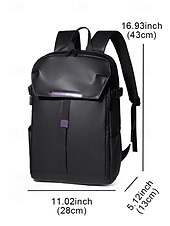 abordables Sacs à dos de Collège-Sac à dos pour ordinateur portable imperméable et résistant aux rayures pour homme – Design élégant et extensible avec plusieurs compartiments pour les voyages, l&#039;école et l&#039;extérieur
