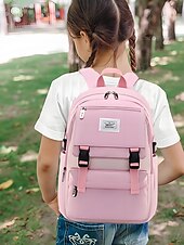 olcso Gyerekek és tinédzserek hátizsákok-Vízálló iskolai hátizsák tinédzsereknek nagy kapacitással és több rekeszes kialakítással – stílusos utazó- és mindennapi táska lányoknak és fiúknak