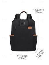 olcso Főiskolai hátizsákok-Vízálló laptop hátizsák lányoknak, könnyű, minimalista könyvtáska üzleti utazásokhoz, egyetemi kampuszhoz, irodai munkához és mindennapi ingázáshoz