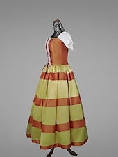 ieftine Rochie-Medieval Renascentist Rochii Rochii de bal Rochie Lungă Viching Cavaler celtic Costume de fancy Pentru femei Regal Halloween Carnaval Mascaradă Performanță LARP Ren Faire Adulți Rochie