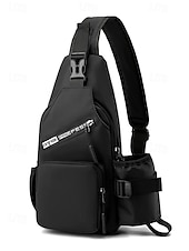cheap Men&#039;s Bags-Men’s Waterproof Crossbody Sling Bag – Lightweight Casual Chest Bag with Multiple Compartments, Adjustable Strap, and Water-Repellent Fabric for Travel, Outdoor and Daily Use