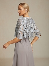 levne Dámské topy-Dámské Krajkové topy Elegantní Romantické Tričkový Šedá Léto