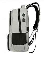 cheap Outdoor Backpacks-Men's Insulated Laptop Backpack with USB Charging Port - Waterproof Business Travel Bag with Lunch Compartment and Reflective Strips for Business Commuting, Outdoor Leisure Travel
