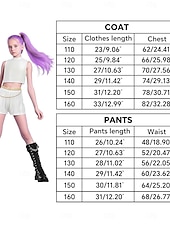 preiswerte Kostüme für Mädchen-Von koreanischen Idolen inspiriert Popstar Kostüm Festkleidung Virtuelles Idol for Mädchen Kinder Halloween Karneval Leistung Comic-Konzert Anime Expo