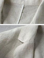 preiswerte Blazer &amp; Anzüge-Damen Blazer Bequem Atmungsaktiv Tasche Knöpfe Mode Täglich Einfach Outdoor Lässig Täglich Einreihig Regulär Revers Normale Passform Langarm Oberbekleidung Marineblau Beige Frühling Herbst