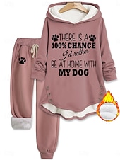 abordables Survêtements pour femmes-Femmes Quotidien Sweat à capuche manche longue À capuche Graphique Lettre Cordon de serrage Imprimé Occasionnel Quotidien Noir Rose Claire Bleu Automne Coupe Ample