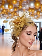 economico Accessori per capelli da donna-eleganti fascinator di piume da donna - eleganti copricapi per Gatsby - feste a tema e occasioni speciali