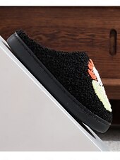 economico Per le donne-pantofole unisex da clown horror pelose con fodera in peluche rosso - comode scarpe da interno per Halloween, per feste in maschera spaventose e appassionati di film horror