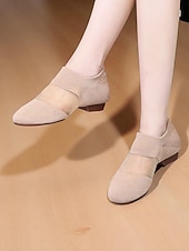 abordables Practice Dance Shoes-Women's Beige Knit Jazz Shoes with Glitter Detailing - Professional Dance Footwear