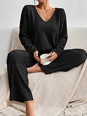 economico Abiti da donna con camicetta-Per donna Bolero Top Manica Lunga Scollo a V Quotidiano Nero Cammello Cachi Autunno Vestibilità regolare