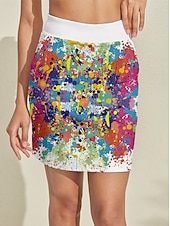 Pentru femei Fustă de tenis Fusta de golf Alb Fuste Vestimenta Golf Doamnelor Haine Ținute Poartă Îmbrăcăminte ieftine Îmbrăcăminte de golf pentru femei-Pentru femei Fustă de tenis Fusta de golf Alb Fuste Vestimenta Golf Doamnelor Haine Ținute Poartă Îmbrăcăminte