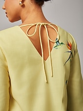 abordables Robes décontractées-mini-robe ample à imprimé floral et col en V