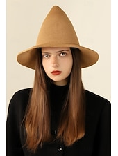 cheap Halloween Accessories-Women&#039;s Witch Hat – Knitted Pointed Halloween Costume Hat for Cosplay and Party Wear