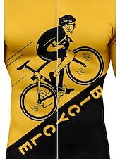 preiswerte Radtrikot Herren-Herren Oberteile Radtrikot Grafik Zitate &amp; Sprüche Fahhrad Langarm Fahhrad Trikot Oberteil mit 3 Gesäßtaschen Mountainbike MTB Straßenradsport Sonnenschutz Schnelltrocknend Reflektierende Streifen