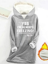 Naisten Pullover-huppari Kuvitettu Kirjain Vapaa-aika Comfrt Pitkähihainen Hupullinen Pitkät topit Katu Arkikäyttö Kausaliteetti Painettu Punastuvan vaaleanpunainen Sininen Harmaa Syksy Talvi halpa Raidalliset ja geometriset huiput-Naisten Pullover-huppari Kuvitettu Kirjain Vapaa-aika Comfrt Pitkähihainen Hupullinen Pitkät topit Katu Arkikäyttö Kausaliteetti Painettu Punastuvan vaaleanpunainen Sininen Harmaa Syksy Talvi