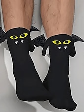 economico Accessori di Halloween-calzini da donna con ali di pipistrello e fantasmi di Halloween: divertenti accessori per feste spettrali