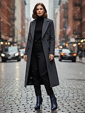 baratos Botas de tornozelo-Botas femininas de salto alto com fivela decorativa - elegantes botas de salto agulha com bico fino para uso casual de negócios e moda urbana