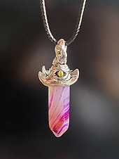 abordables Accessoires d&#039;Halloween-Femmes Collier pendentif Collier Pierre Précieuse &amp; Cristal Alliage ancien Exagéré Halloween Rond