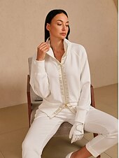 cheap Sweatshirt &amp; Outerwear-Women&#039;s Golf Jacket Dark Grey Black White Long Sleeve Top Ladies Golf Attire Clothes Outfits Wear Apparel