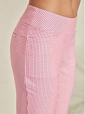 tanie Kolekcja projektanta-Damskie Spodnie do golfa Perłowo-różowy Spodnie Damskie stroje golfowe Odzież Stroje Noś odzież