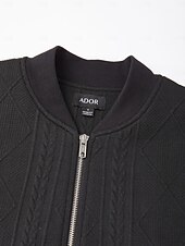 preiswerte Überbekleidung für Damen-Damen Bomberjacke Casual Street Patchwork Kürbis Print Mikro - elastischer Strukturstoff Schwarz Polyester Elasthan