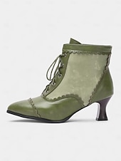 abordables années 1930-Bottines à lacets victoriennes bleu clair des années 1920 pour femmes – talons brogues à bords festonnés avec design bicolore, style vintage édouardien pour costumes rétro, cosplay, goûters et tenues quotidiennes