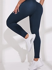 ieftine Jambiere simple-Pentru femei Pantaloni Jambiere Șic Stradă Casual Lungime totală Natural Simplu Talie elastică Comfortabil Stradă Concediu Sfârșit de săptămână Roșu Claret Negru Alb Roz Toamnă Fit regulat