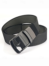 abordables Ceintures pour hommes-Ceinture tactique réversible en nylon pour homme avec boucle de réglage rotative - sangle de style militaire durable pour l&#039;extérieur, le travail et les vêtements décontractés