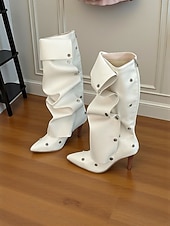 levne Slouch Boots-Dámské hnědé semišové kozačky nad kolena s odnímatelnou přední ozdobou a multistylem - módní obuv na vysokém podpatku pro moderní městské outfity