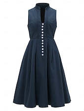 voordelige Vrouwen-Oktoberfest Jurken Dirndl Trachtenkleider hulp in de huishouding Bavarian Duits Weiden Dames Doek in traditionele stijl Kleding Schort Zonder blouse (75 cm)