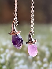 abordables Accessoires d&#039;Halloween-Femmes Collier pendentif Collier Pierre Précieuse &amp; Cristal Alliage ancien Exagéré Halloween Rond
