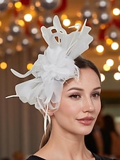 economico Accessori per capelli da donna-eleganti fascinator di piume da donna - eleganti copricapi per Gatsby - feste a tema e occasioni speciali