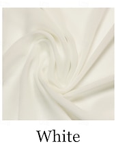 economico Piccole vestiti bianchi-Matrimonio sulla spiaggia addio al nubilato piccolo abito bianco abiti per addio al nubilato abiti da matrimonio A-Line scollo a V manica lunga asimmetrico chiffon abiti da sposa con colore solido