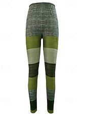 economico -Per donna Pantaloni Leggings Leggings comodi Streetwear Casual Lunghezza intera Vita Alta Blocco di colori Elastico in vita Stampato Traspirabilità Confortevole Elasticizzato Vacanza Streetwear