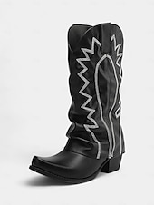 halpa Cowboy &amp; Western Boots-Naisten khakiväriset cowboy-saappaat, joissa on mokkanahkaa ja matala korko, ja jotka sopivat sekä ulkoiluun että maaseudulle.
