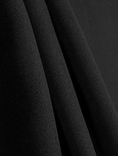 economico Tailleur pantalone della mamma-tuta due pezzi / tailleur pantalone tailleur pantalone abito da madre della sposa in crepe elasticizzato per invitata al matrimonio elegante semplice revers in raso lunghezza pavimento manica lunga