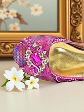 baratos cocktail-Conjunto de sapatos de salto alto com strass dourados e clutch combinando para mulheres, traje de festa brilhante e enfeitado para coquetéis