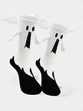 economico Accessori di Halloween-calzini da donna con ali di pipistrello e fantasmi di Halloween: divertenti accessori per feste spettrali