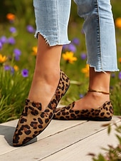 abordables Chaussures sans lacet et mocassins femme-Chaussures plates rouges à bout pointu pour femmes – mocassins élégants à enfiler pour Noël, les fêtes et les tenues décontractées du quotidien