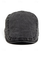 economico Cappelli da uomo-berretto piatto da uomo in cotone lavato con visiera edera – cappello da guida newsboy con fibbia regolabile, stile vintage leggero e traspirante per golf, viaggi, attività all&#039;aperto e uso quotidiano