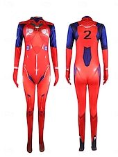 abordables Disfraces de mujer-El último guardián Asuka Rei Ayanami Disfraz Body Cosplay for Mujer Adultos Víspera de Todos los Santos Carnaval Rendimiento Fiesta