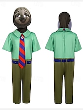 cheap Boys' Costumes-Animal Detective Red Fox Fox Officer Outfits Costume Adventure Movie Casual for Boys' Girls' Adults Halloween Carnival Performance Educational Dress Up School Event Dress Up